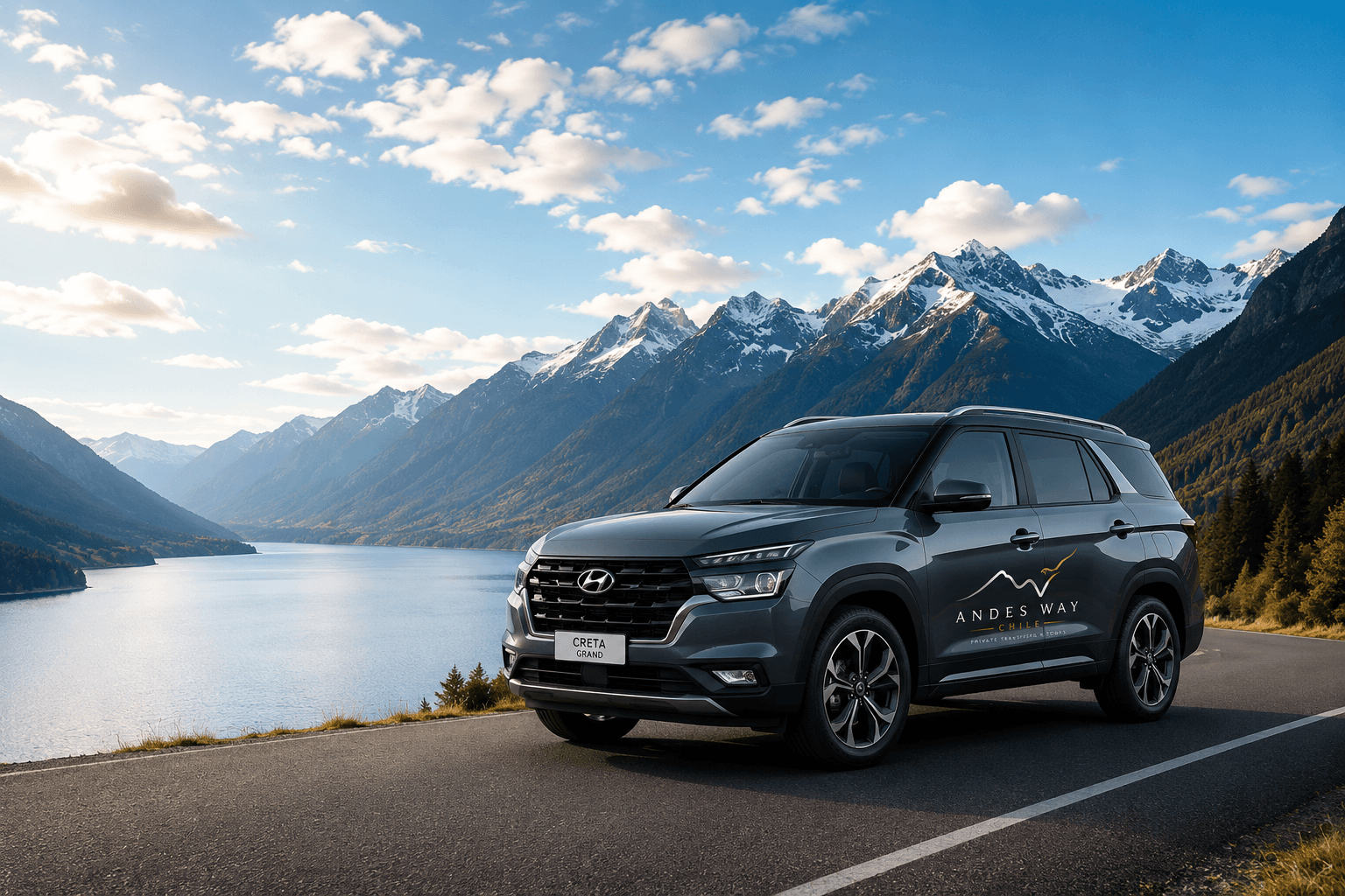 Hyundai Grand Creta 2026 de Andes Way Chile en la Cordillera de los Andes